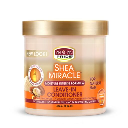 AfricanPride Shea-Miracle Leave-In Conditioner Nourishes the hair