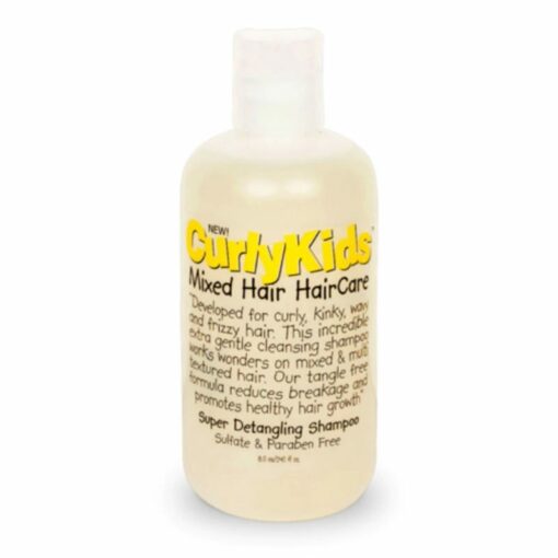 CurlyKids Super Detangling Shampoo reduces breakage and detangle