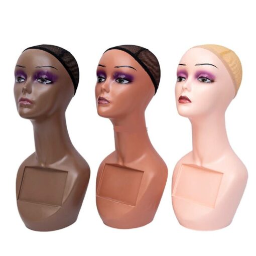 Female Wig Mannequin Head Model Head Hair Displayer Training Head For Wig