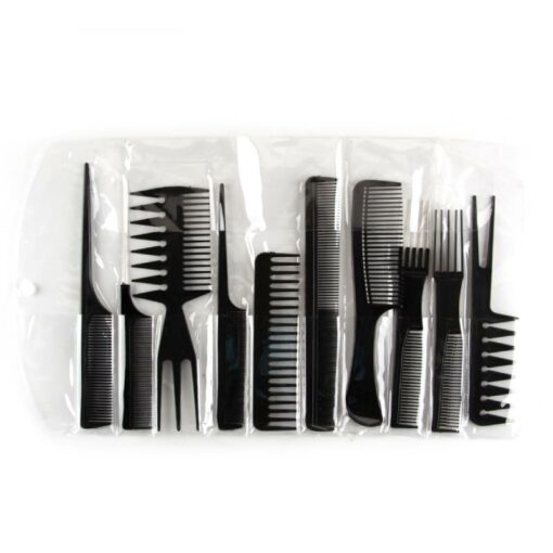 Salon Comb Set Design Hairstyling Professional 10pcsset