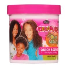 African Pride Dream Kids Olive Miracle Hair Detangling Pudding Leave In Cream