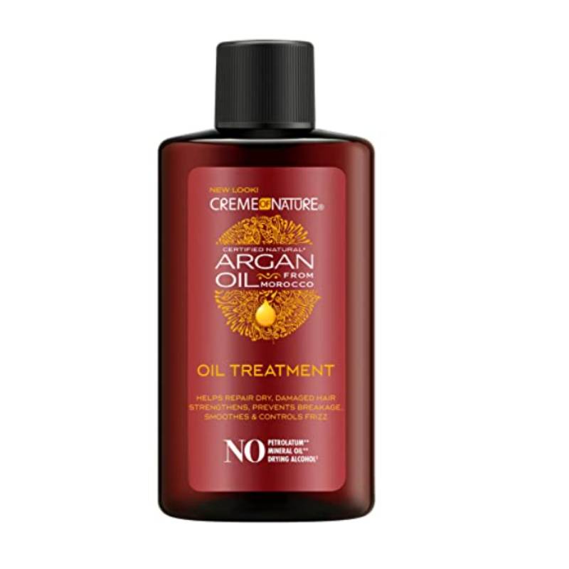 Argan Oil Treatment by Creme of Nature, Helps Repair Dry Damaged Hair, Prevents Breakage, Anti Frizz, 3 Fl Oz
