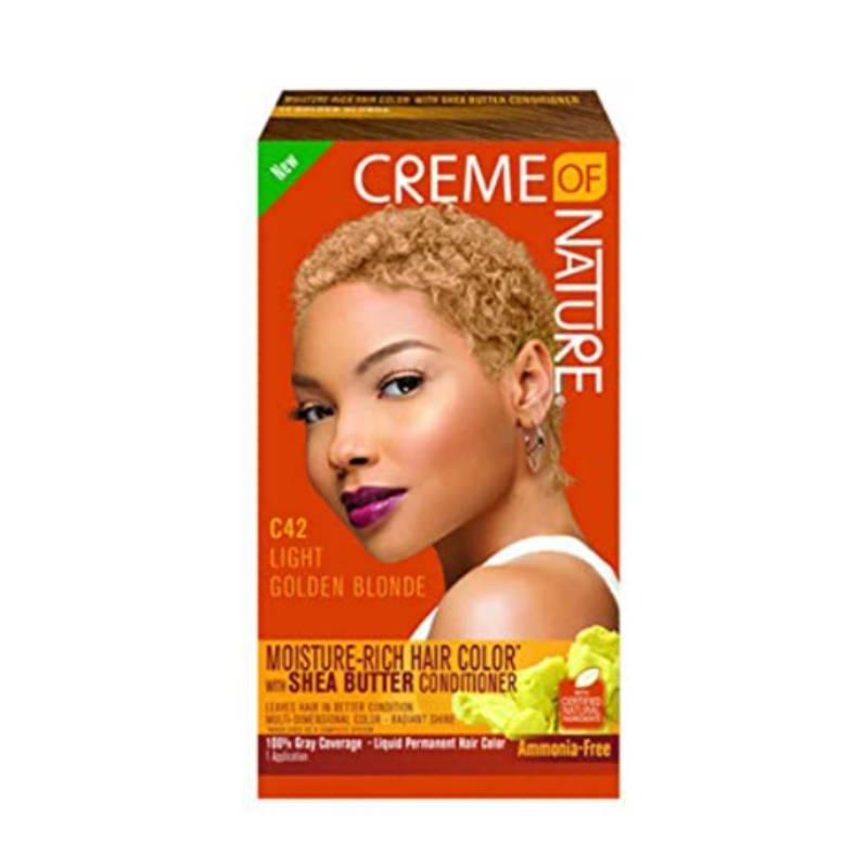 Creme of Nature Color C42 Light Golden Blonde, 7 Ounce