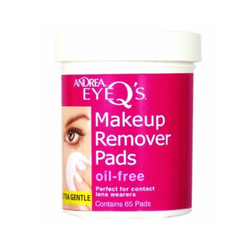 Andrea Eye Q's Oil-free Eye Makeup Remover Pads, 65-Count