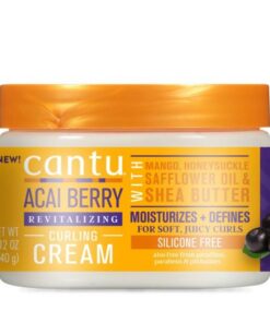 Cantu Acai Berry Revitalizing Curling Cream, 12 oz