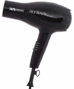 Hot Beauty 1875 Ceramic Styler Hair Dryer with 2 Attachments