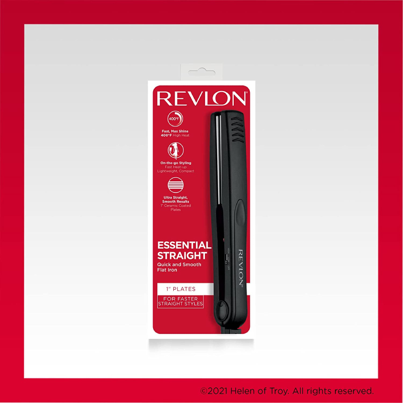Revlon Ceramic Hair Flat Iron Ultra straight, Quick and Smooth Straightening