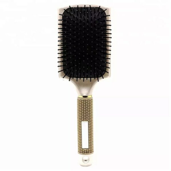 3pcs gold Detangling Hair Brush Boar Bristle Anti -Static Hair Styling brush set (1)