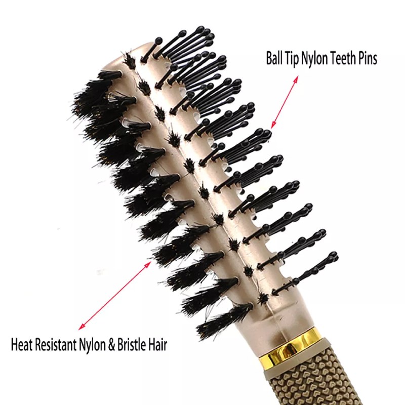 Double Side Multifunctional Hair Tangle Brush With Bristle Vent Hair Brush