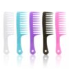 Unbreakable Shampoo Salon Color Plastic Wide Teeth Hair Comb