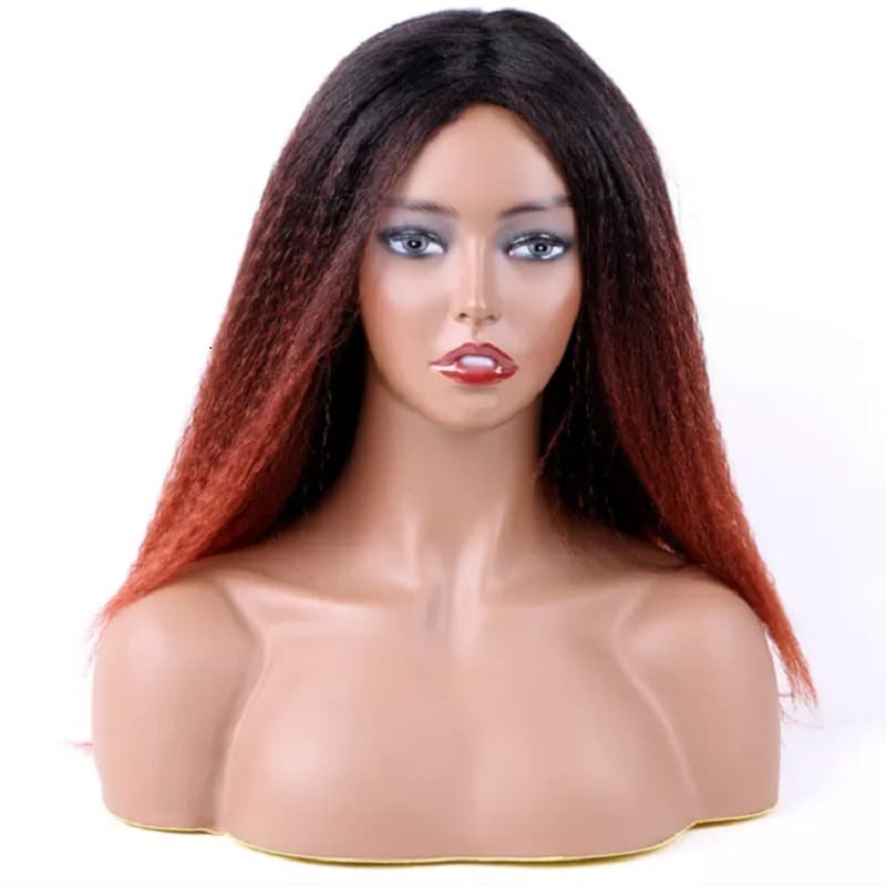 Afro-Wave Soft Kinky Straight-Wig