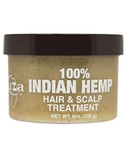 Kuza 100% Indian Hemp Hair & Scalp Treatment 8oz - Smooth, Soften and Moisturize