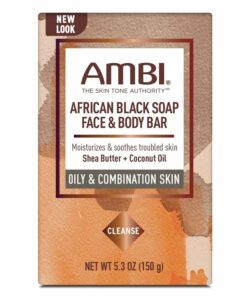 AMBI African-Black-Soap Face-&-Body Bar